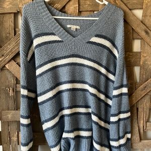 American Eagle Knitted Striped Sweater
